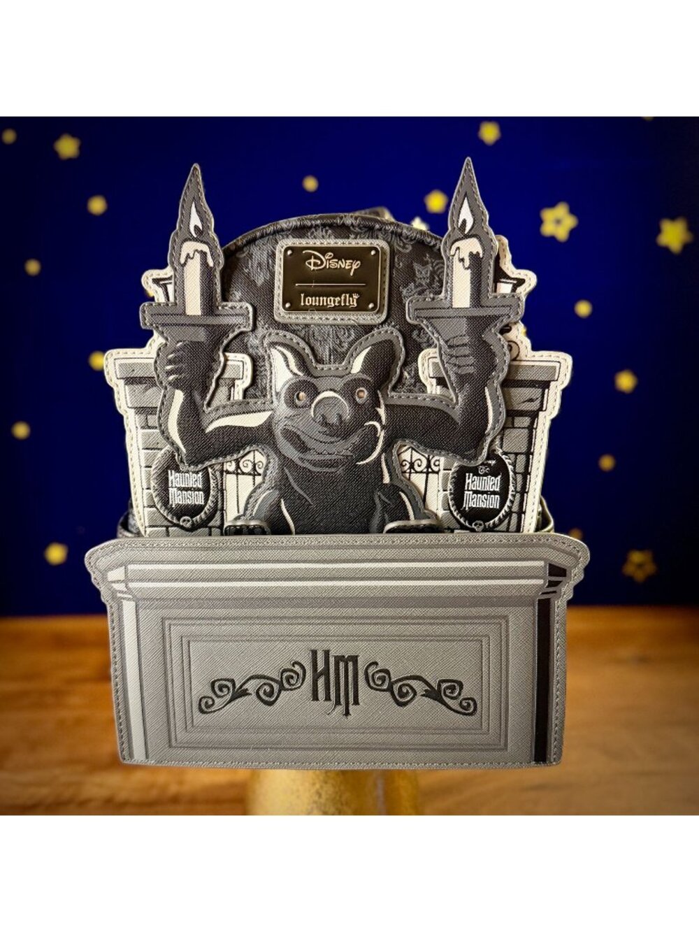 NWT Disney Loungefly Haunted Mansion Light-Up Plush Bag